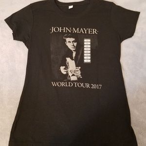 John Mayer World Tour 2017 Tee Shirt